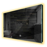 Specchio LED Rettangolare | Pulsante touch | Luce bianca calda - Reyze Serie Ambient Modello 1