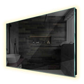 Specchio LED Rettangolare | Controllo tramite interruttore a muro | Luce bianca neutra - Reyze Serie Ambient Modello 1