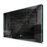 Specchio LED Rettangolare | Pulsanti touch | Funzione anti-appannamento | Luce bianca fredda - Reyze Serie Ambient Modello 1