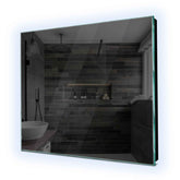 Specchio LED Quadrato | Controllo tramite interruttore a muro | Luce bianca fredda - Reyze Serie Ambient Modello 1