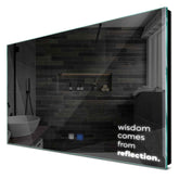 Specchio LED Rettangolare | Pulsanti touch | Funzione anti-appannamento | Luce bianca fredda - Reyze Serie Motivated Modello 1