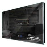 Specchio LED Rettangolare | Pulsanti touch | Funzione anti-appannamento | Luce bianca fredda - Reyze Serie Motivated Modello 3