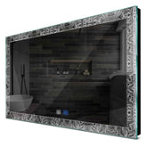 Specchio LED Rettangolare | Pulsanti touch | Funzione anti-appannamento | Luce bianca fredda - Reyze Serie Official Modello 8