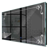 Specchio LED Rettangolare | Pulsante touch | Luce bianca fredda - Reyze Serie Good Vibes Modello 5