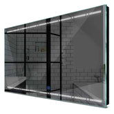 Specchio LED Rettangolare | Pulsante touch | Luce bianca fredda - Reyze Serie Minimal Modello 3