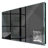 Specchio LED Rettangolare | Pulsante touch | Luce bianca fredda - Reyze Serie Motivated Modello 5