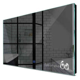 Specchio LED Rettangolare | Pulsante touch | Luce bianca fredda - Reyze Serie Motivated Modello 8