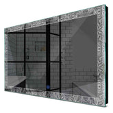 Specchio LED Rettangolare | Pulsante touch | Luce bianca fredda - Reyze Serie Official Modello 8