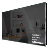 Specchio LED Rettangolare | Controllo tramite interruttore a muro | Luce bianca fredda - Reyze Serie Motivated Modello 1