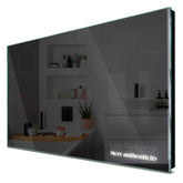 Specchio LED Rettangolare | Controllo tramite interruttore a muro | Luce bianca fredda - Reyze Serie Motivated Modello 7