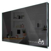 Specchio LED Rettangolare | Controllo tramite interruttore a muro | Luce bianca fredda - Reyze Serie Motivated Modello 8