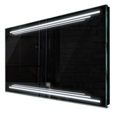 Specchio LED Rettangolare | Pulsante touch | Luce bianca fredda - Reyze Serie Salono Modello 7