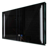 Specchio LED Rettangolare | Pulsanti touch | Funzione anti-appannamento | Luce bianca fredda - Reyze Serie Salono Modello 8