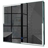 Specchio LED Quadrato | Pulsante touch | Luce bianca fredda - Reyze Serie Edge Modello 2