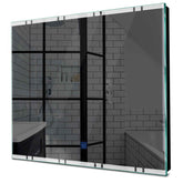 Specchio LED Quadrato | Pulsante touch | Luce bianca fredda - Reyze Serie Edge Modello 3