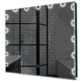 Specchio LED Quadrato | Pulsante touch | Luce bianca fredda - Reyze Serie Edge Modello 4