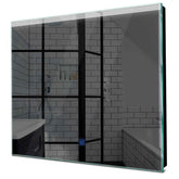 Specchio LED Quadrato | Pulsante touch | Luce bianca fredda - Reyze Serie Edge Modello 5