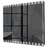 Specchio LED Quadrato | Pulsante touch | Luce bianca fredda - Reyze Serie Edge Modello 6