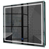 Specchio LED Quadrato | Pulsante touch | Luce bianca fredda - Reyze Serie Minimal Modello 1