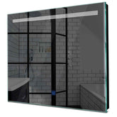 Specchio LED Quadrato | Pulsante touch | Luce bianca fredda - Reyze Serie Minimal Modello 5