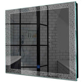 Specchio LED Quadrato | Pulsante touch | Luce bianca fredda - Reyze Serie Simetria Modello 5