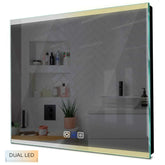 Specchio LED Quadrato | Pulsanti touch | Funzione anti-appannamento | Temperatura di colore regolabile - Reyze Serie Edge Modello 8