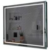 Specchio LED Quadrato | Controllo tramite interruttore a muro | Luce bianca fredda - Reyze Serie Minimal Modello 1