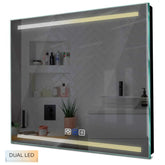 Specchio LED Quadrato | Pulsanti touch | Funzione anti-appannamento | Temperatura di colore regolabile - Reyze Serie Minimal Modello 8