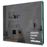 Specchio LED Quadrato | Controllo tramite interruttore a muro | Luce bianca fredda - Reyze Serie Motivated Modello 1