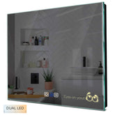 Specchio LED Quadrato | Pulsanti touch | Funzione anti-appannamento | Temperatura di colore regolabile - Reyze Serie Motivated Modello 8