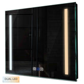 Specchio LED Quadrato | Pulsanti touch | Funzione anti-appannamento | Temperatura di colore regolabile - Reyze Serie Salono Modello 5