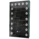 Specchio LED Verticale | Pulsanti touch | Funzione anti-appannamento | Luce bianca fredda - Reyze Serie Minimal Modello 4