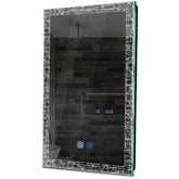 Specchio LED Verticale | Pulsanti touch | Funzione anti-appannamento | Luce bianca fredda - Reyze Serie Simetria Modello 1