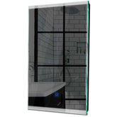 Specchio LED Verticale | Pulsante touch | Luce bianca fredda - Reyze Serie Edge Modello 8