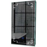 Specchio LED Verticale | Pulsante touch | Luce bianca fredda - Reyze Serie Good Vibes Modello 5