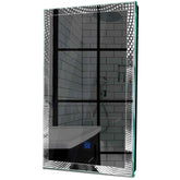 Specchio LED Verticale | Pulsante touch | Luce bianca fredda - Reyze Serie Simetria Modello 8