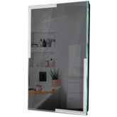 Specchio LED Verticale | Controllo tramite interruttore a muro | Luce bianca fredda - Reyze Serie Edge Modello 2