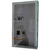 Specchio LED Verticale | Controllo tramite interruttore a muro | Luce bianca fredda - Reyze Serie Official Modello 4