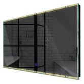 Specchio LED Rettangolare | Pulsante touch | Luce bianca calda - Reyze Serie Edge Modello 3