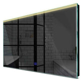 Specchio LED Rettangolare | Pulsante touch | Luce bianca calda - Reyze Serie Edge Modello 5