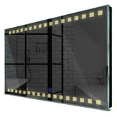 Specchio LED Rettangolare | Pulsante touch | Luce bianca calda - Reyze Serie Minimal Modello 6