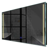 Specchio LED Rettangolare | Pulsante touch | Luce bianca calda - Reyze Serie Minimal Modello 7