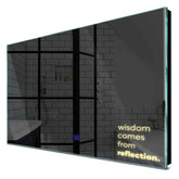 Specchio LED Rettangolare | Pulsante touch | Luce bianca calda - Reyze Serie Motivated Modello 1