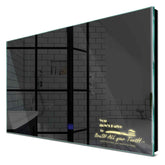 Specchio LED Rettangolare | Pulsante touch | Luce bianca calda - Reyze Serie Motivated Modello 3