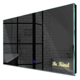 Specchio LED Rettangolare | Pulsante touch | Luce bianca calda - Reyze Serie Motivated Modello 6