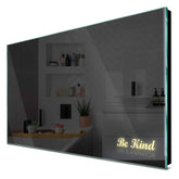 Specchio LED Rettangolare | Controllo tramite interruttore a muro | Luce bianca calda - Reyze Serie Motivated Modello 6