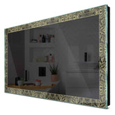 Specchio LED Rettangolare | Controllo tramite interruttore a muro | Luce bianca calda - Reyze Serie Official Modello 8