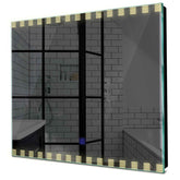 Specchio LED Quadrato | Pulsante touch | Luce bianca calda - Reyze Serie Edge Modello 6