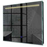 Specchio LED Quadrato | Pulsante touch | Luce bianca calda - Reyze Serie Minimal Modello 5