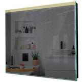 Specchio LED Quadrato | Controllo tramite interruttore a muro | Luce bianca calda - Reyze Serie Edge Modello 5